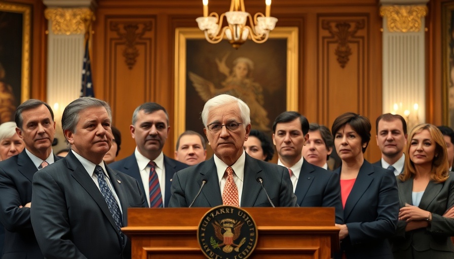 Officials discussing research funding cuts in public health.
