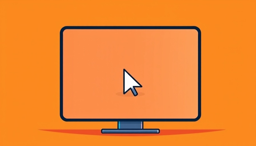 Illustration of computer cursor icon on window interface for Claude AI agent in Chrome