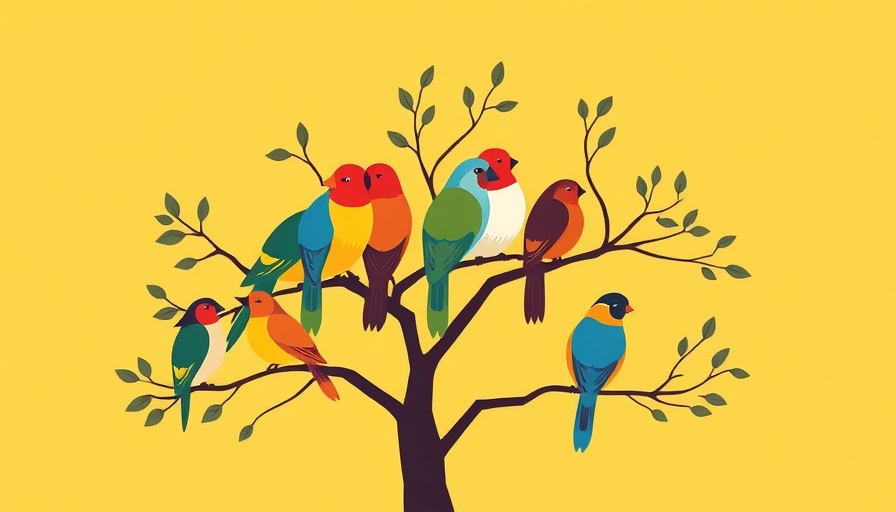 Abstract birds symbolizing teamwork in healthcare cybersecurity.