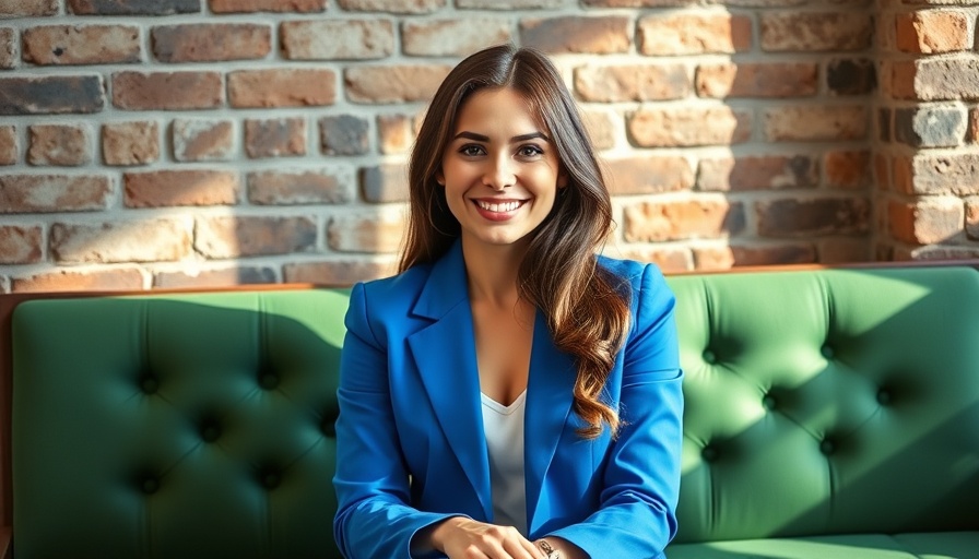 Space investing healthcare concept, smiling professional woman indoors.