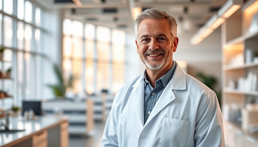 Healthcare professional discussing mRNA vaccine safety in a lab.