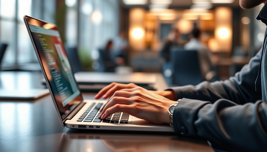 Person mastering AI prompts with ChatGPT for business efficiency on laptop.