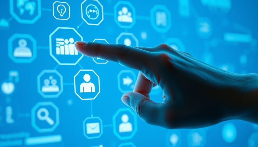 Hyper-personalization in digital finance concept with interactive digital interface.
