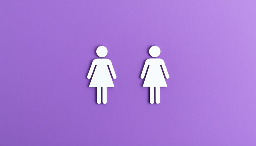 Gender symbols depicting healthcare cost disparity