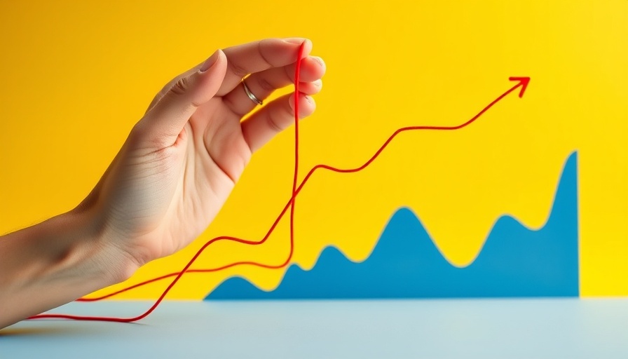 Hand adjusting graph line on paper, concept for Employee Benefits for Small Business.