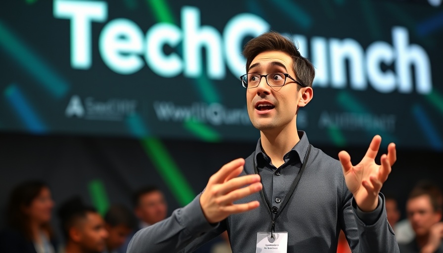 TechCrunch conference speaker discussing Google acquisition of Wiz.