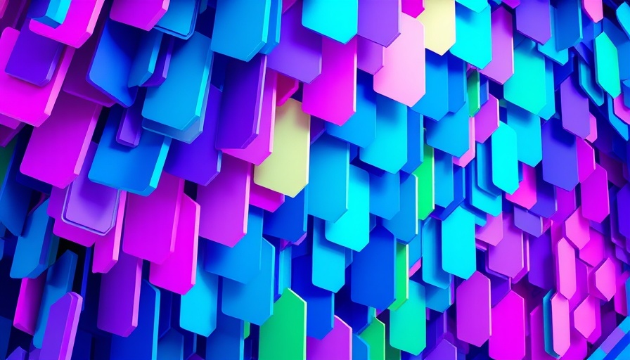 Vibrant geometric abstract art illustrating software engineering principles.