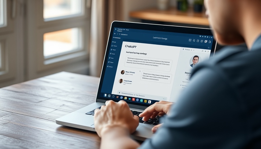 Person learning with ChatGPT interface for Automation E-Degree.