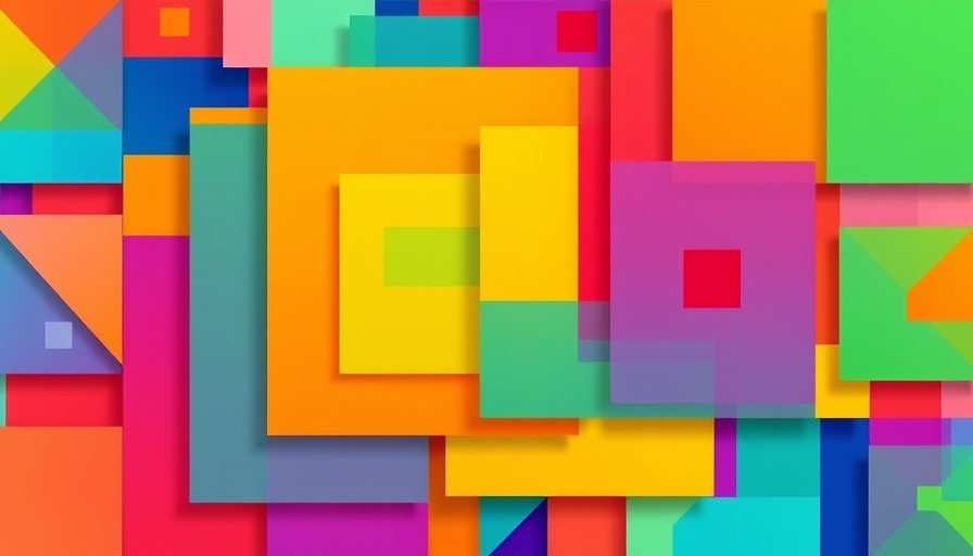 Colorful geometric pattern symbolizing design dignity for those with disabilities.