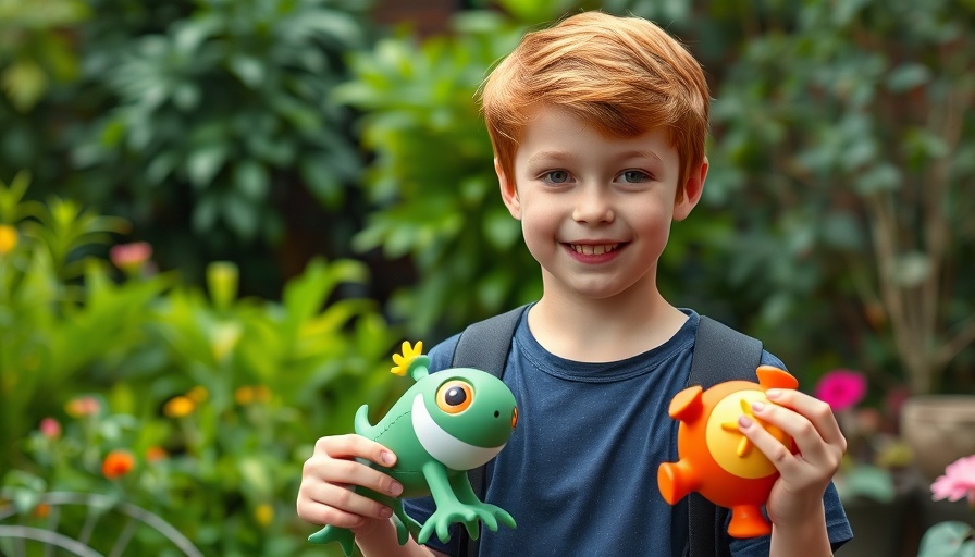 Young man outdoors with toy, creating stories that elevate your brand