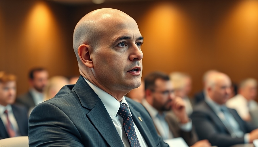 Businessman discussing TikTok acquisition deadline in meeting.