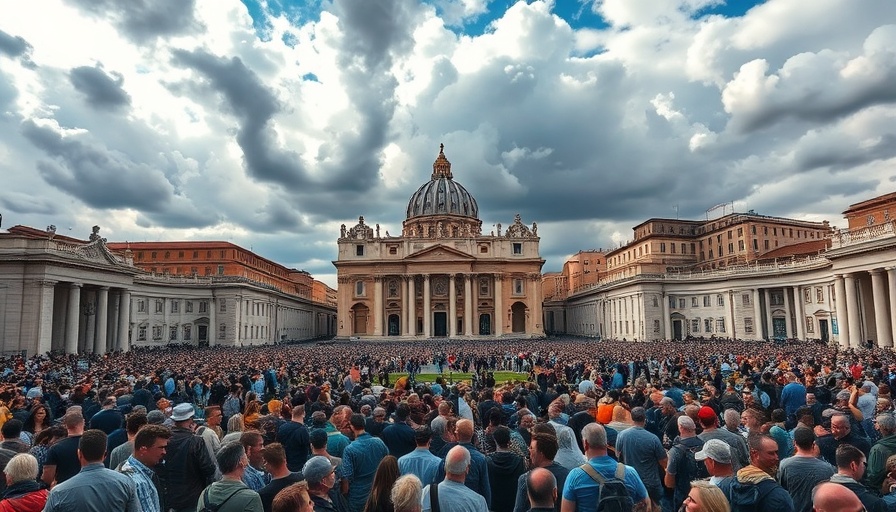 Crowd in St. Peter's Square for Pope Francis event.