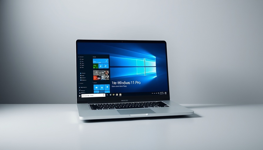 Windows 11 Pro upgrade laptop display.