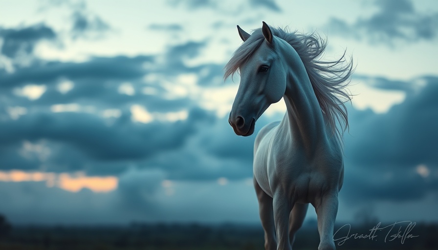 Majestic unicorn in misty twilight, symbolizing 'become a unicorn in your industry'.