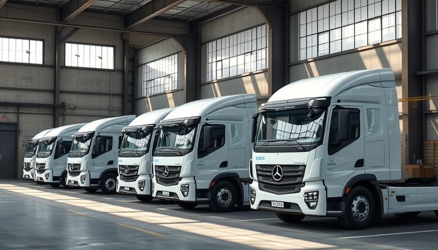 Affordable customizable EV truck in industrial setting.