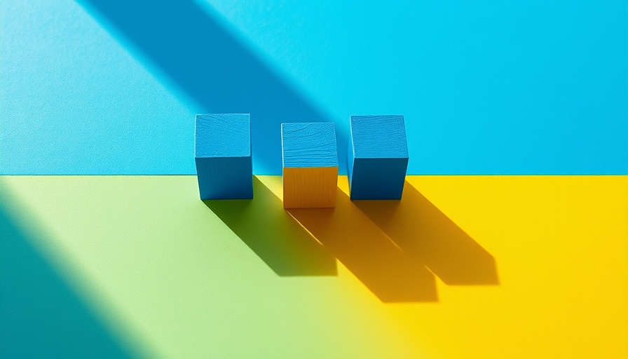 Colorful blocks symbolize deskless workforce digital training