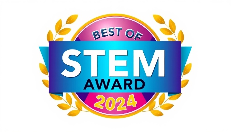Best of STEM Award 2024 badge with laurel wreath.