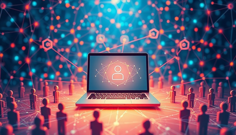 Illustration of digital network for learning, Purdue University D2L Brightspace.