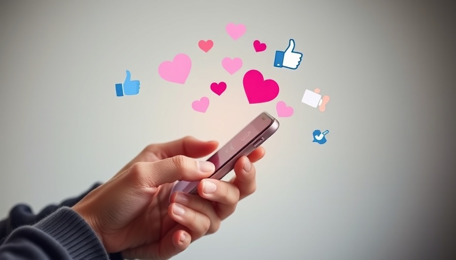 Hands using smartphone with floating social media icons, depicting control over social media in schools.