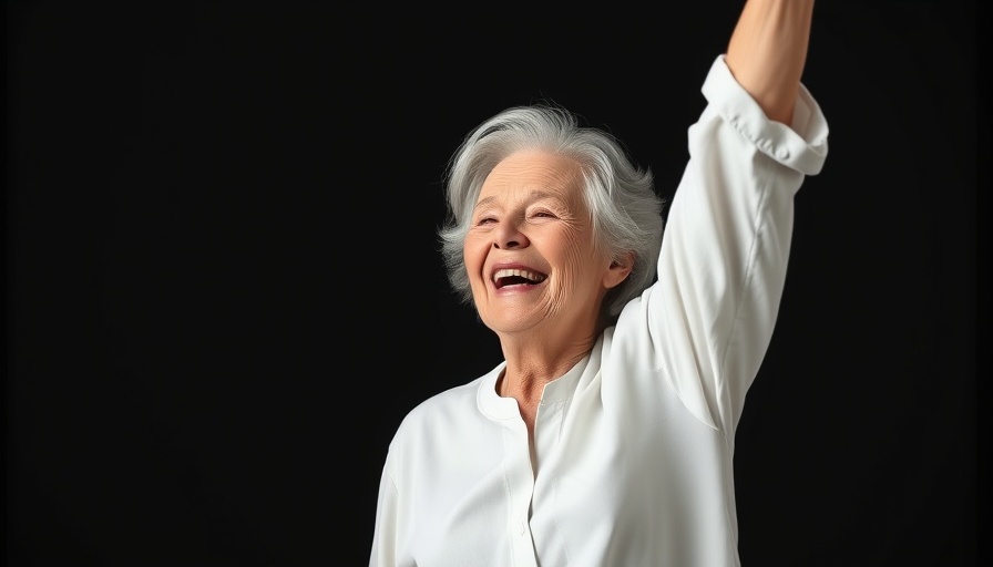 Elderly woman expressing joy, Veganism as a Social Justice Movement.