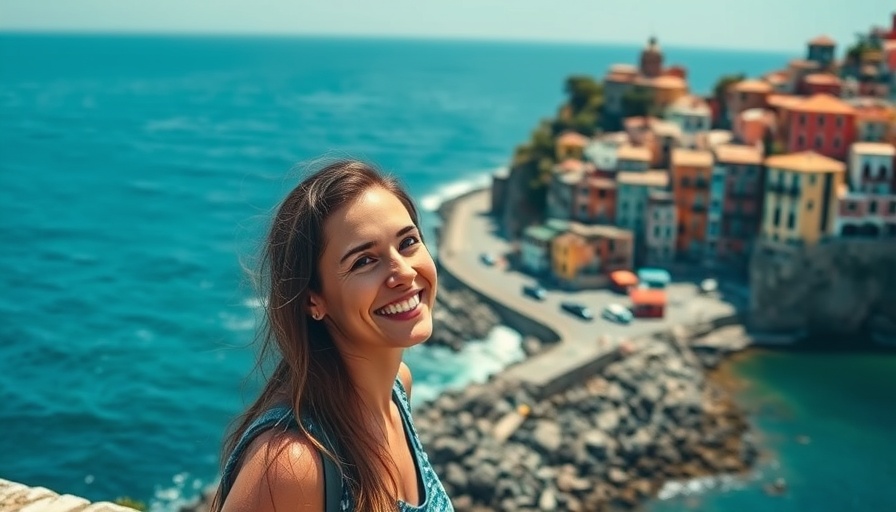 Santa Marta travel guide: woman enjoying scenic view, ocean and architecture.