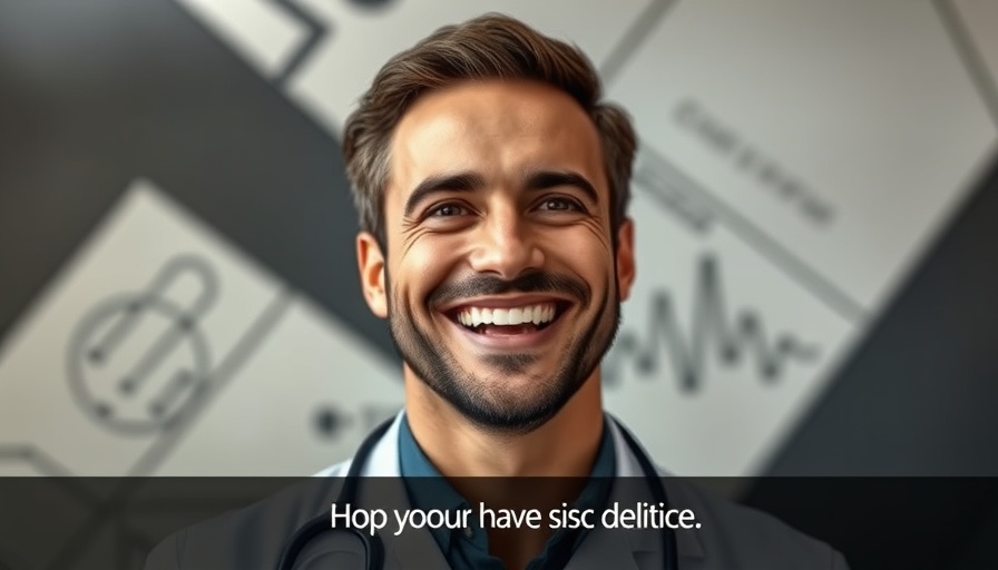 Young physician addressing burnout, promoting change