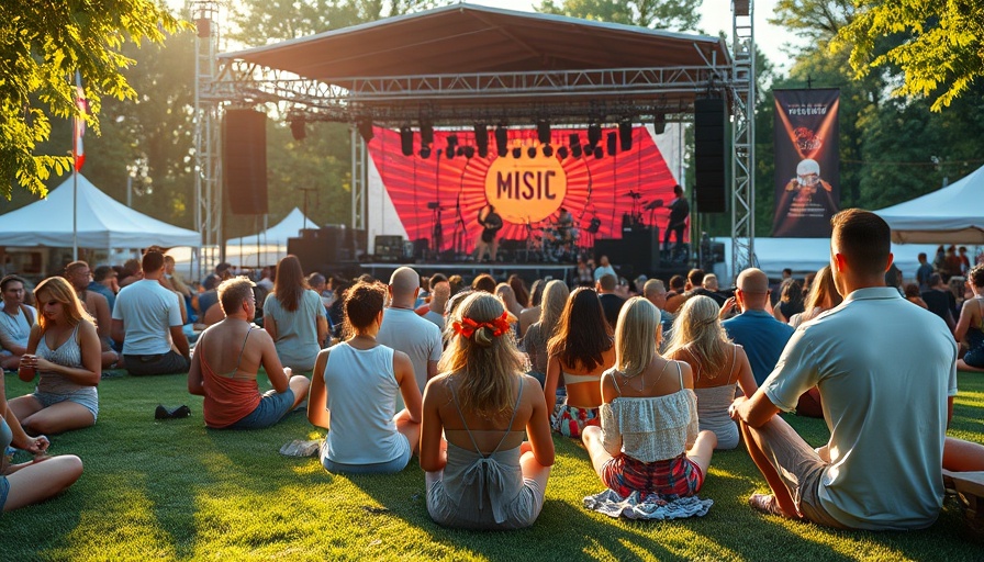 Oakland summer events festival with people enjoying music.