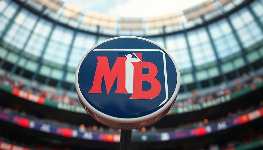 MLB logo at stadium representing Oakland Athletics 2025 contenders.