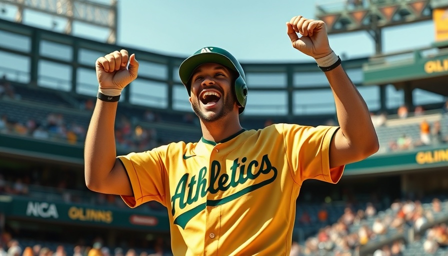 Liam Hendriks in Oakland Athletics uniform showing emotion on the field.