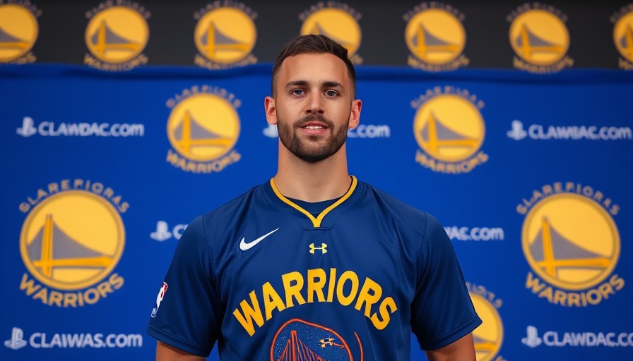 Warriors representative discussing draft strategy at a press event