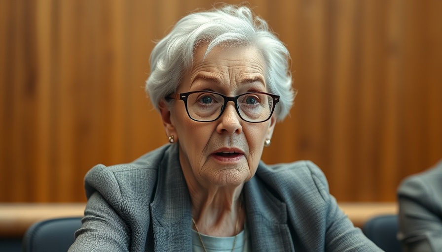 Elderly woman speaking at a meeting on San Francisco Planning Commission conflict of interest.