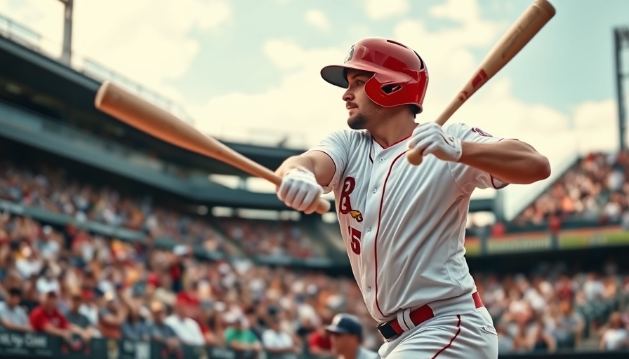 Dynamic player exhibiting Giants hitting strategies in vivid stadium.