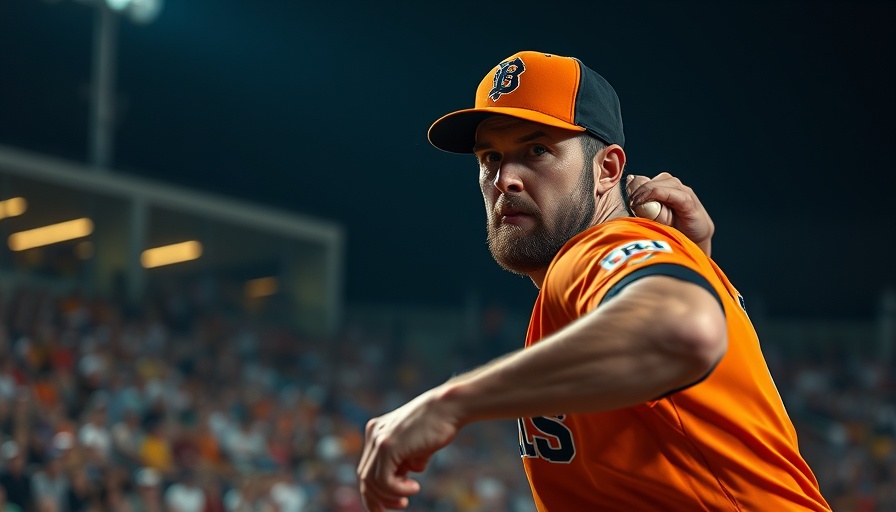 Randy Rodríguez All-Star Giants pitcher in action.