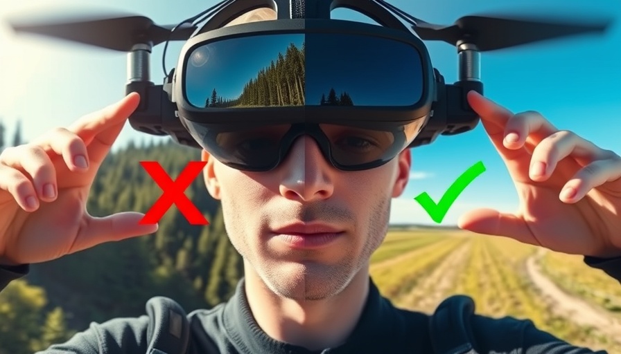 Comparison of different FPV systems displayed outdoors.