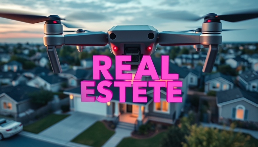 Tips for Filming Real Estate: Drone view of suburban house.