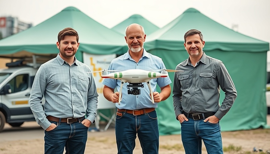 UK-wide BVLOS approval exhibition with drone technology display.