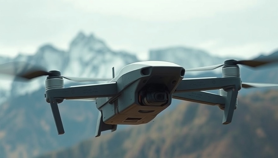 NATO drone technology: advanced military drone in flight