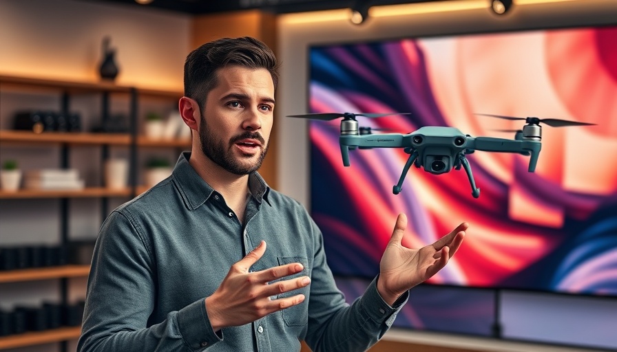 FAA proposal for drone operations discussed by casual presenter in studio.
