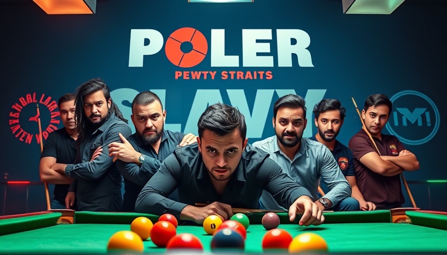 Pro Billiard Series Jacksonville Finale promotional poster with players.