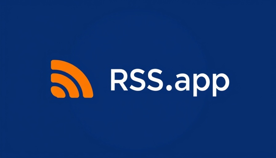 RSS Feeds app logo on blue background for enthusiasts.
