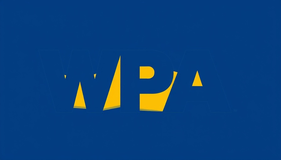 Bold WPA logo in blue and yellow.