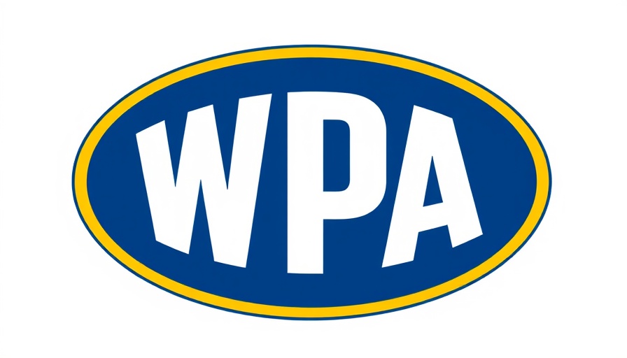 WPA logo on a blue and yellow background