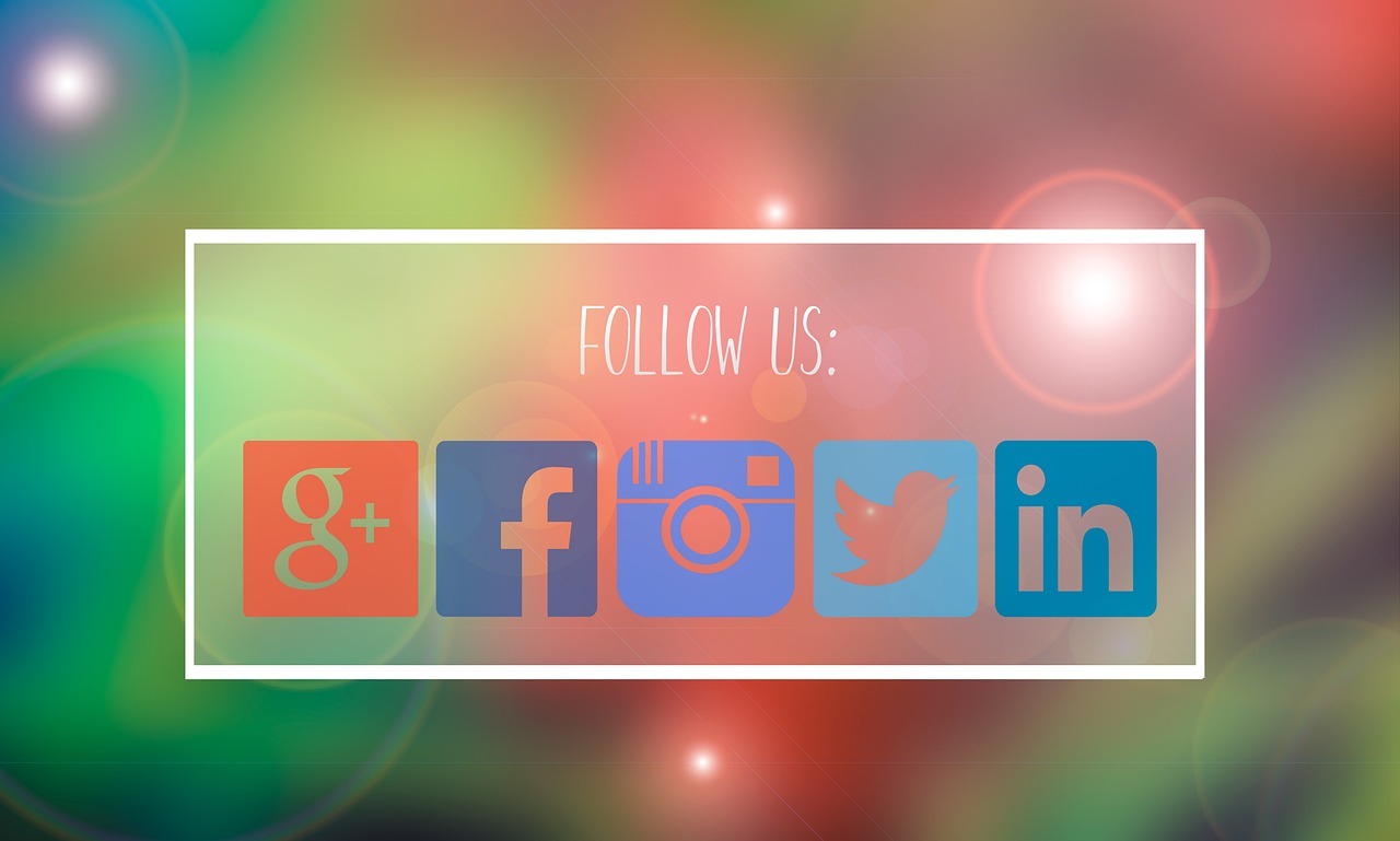 Social media follow us logo