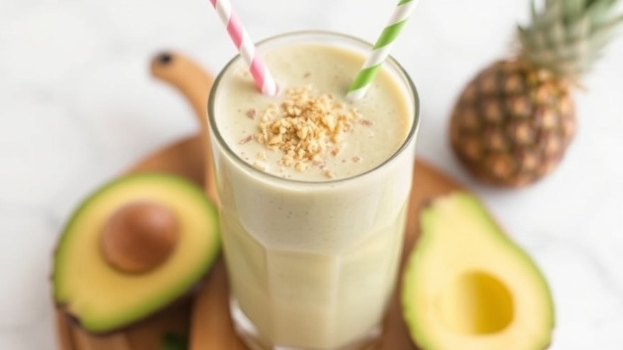 Banana Pineapple Hemp Smoothie