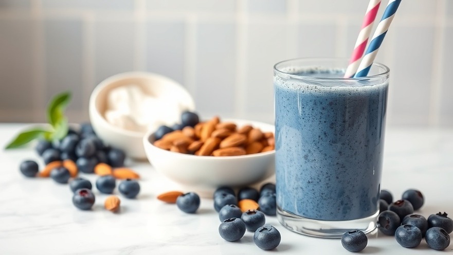 A Healthy Blue Smoothie