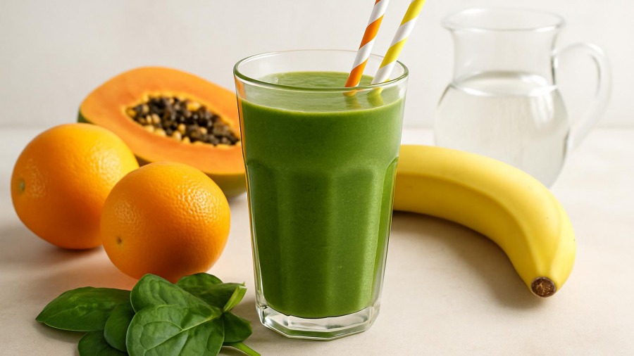 Orange and Papaya Cold Fighting Smoothie