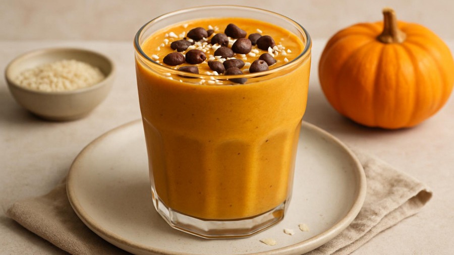Chocolate Sesame Pumpkin Smoothie