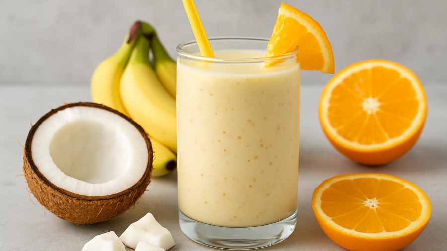 Simply Banana Coconut Orange Smoothie