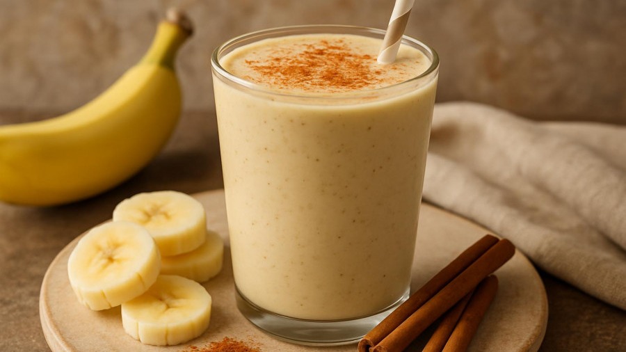 Creamy Banana Spice Smoothie