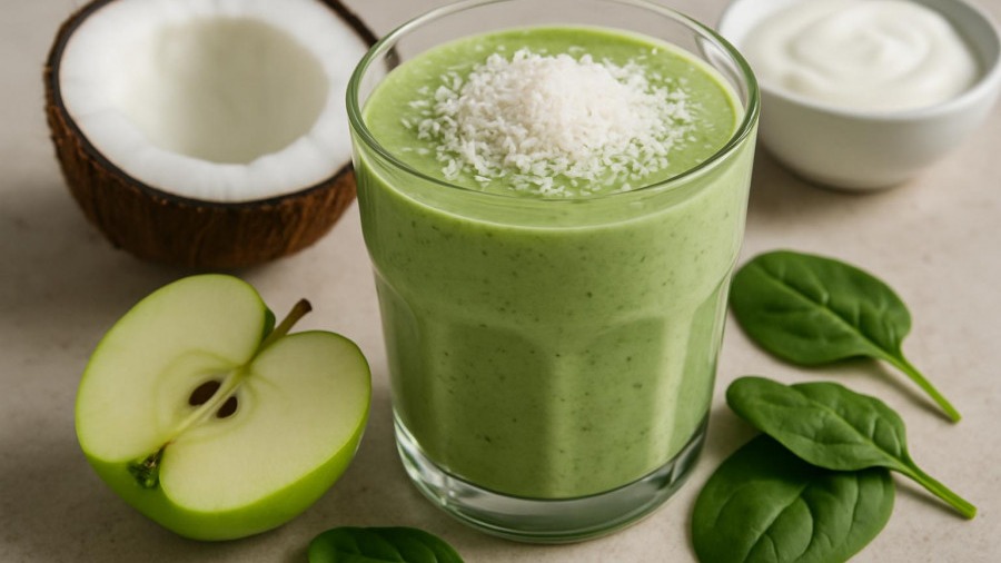 Coconut Apple Green Smoothie